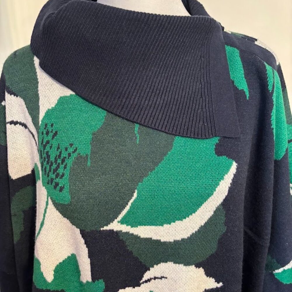 NWT LIZ CLAIBORNE Women's Long Sleeve Floral Pullover Sweater - 3X - Picture 5 of 15